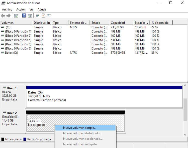 nuevo volumen simple sd