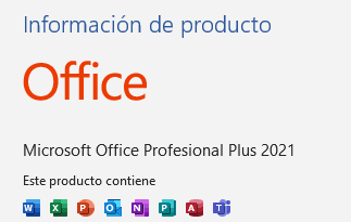 Office 2021 Instalación