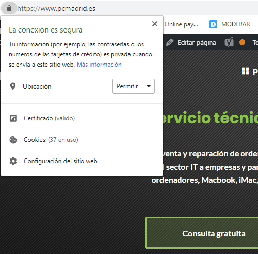 certificado ssl - webs seguras