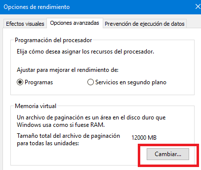 aumentar velocidad del ordenador MEMORIA VIRTUAL