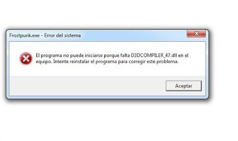 ERROR D3DCOMPILER_47.DLL